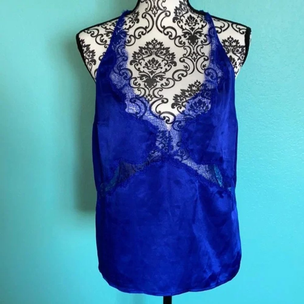 Victoria’s Secret Lace Racerback Strappy Lingerie Tank Top - Picture 2 of 12